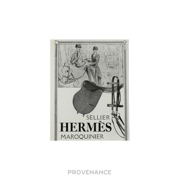 🔴 Hermes Antique Vintage Newsprint Ad - SELLIER MAROQUINIER - Picture 5 of 8